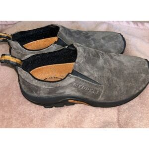 Merrell Jungle Moc Gunsmoke Womens Slip On Shoes Sneakers Size 6 Brown